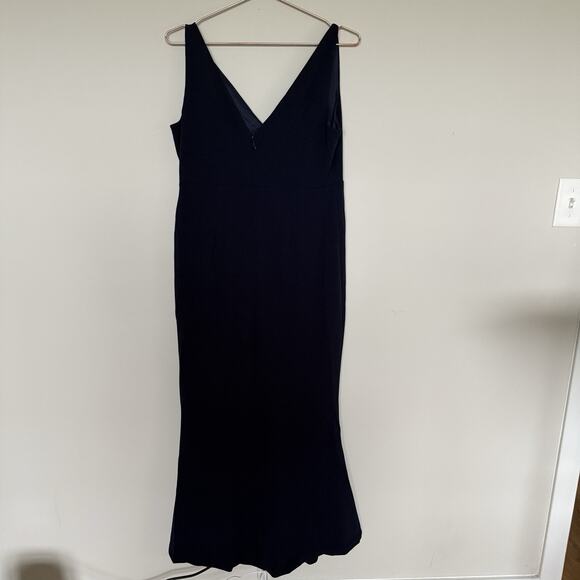 Lulu's Melora Sleeveless Maxi Dress XL Navy Blue Wedding Event Bridesmaid Party - Picture 12 of 13